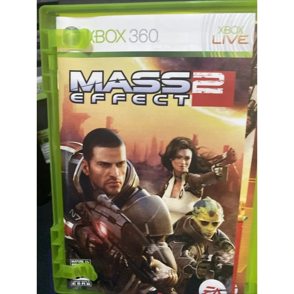 Mass Effect 2 (Microsoft Xbox 360, 2010) Pre-Owned Complete With Both Discs